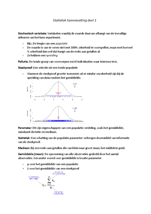 [Solved] Wat Is Het Verschil Tussen Random Variabelen En Stochastische ...