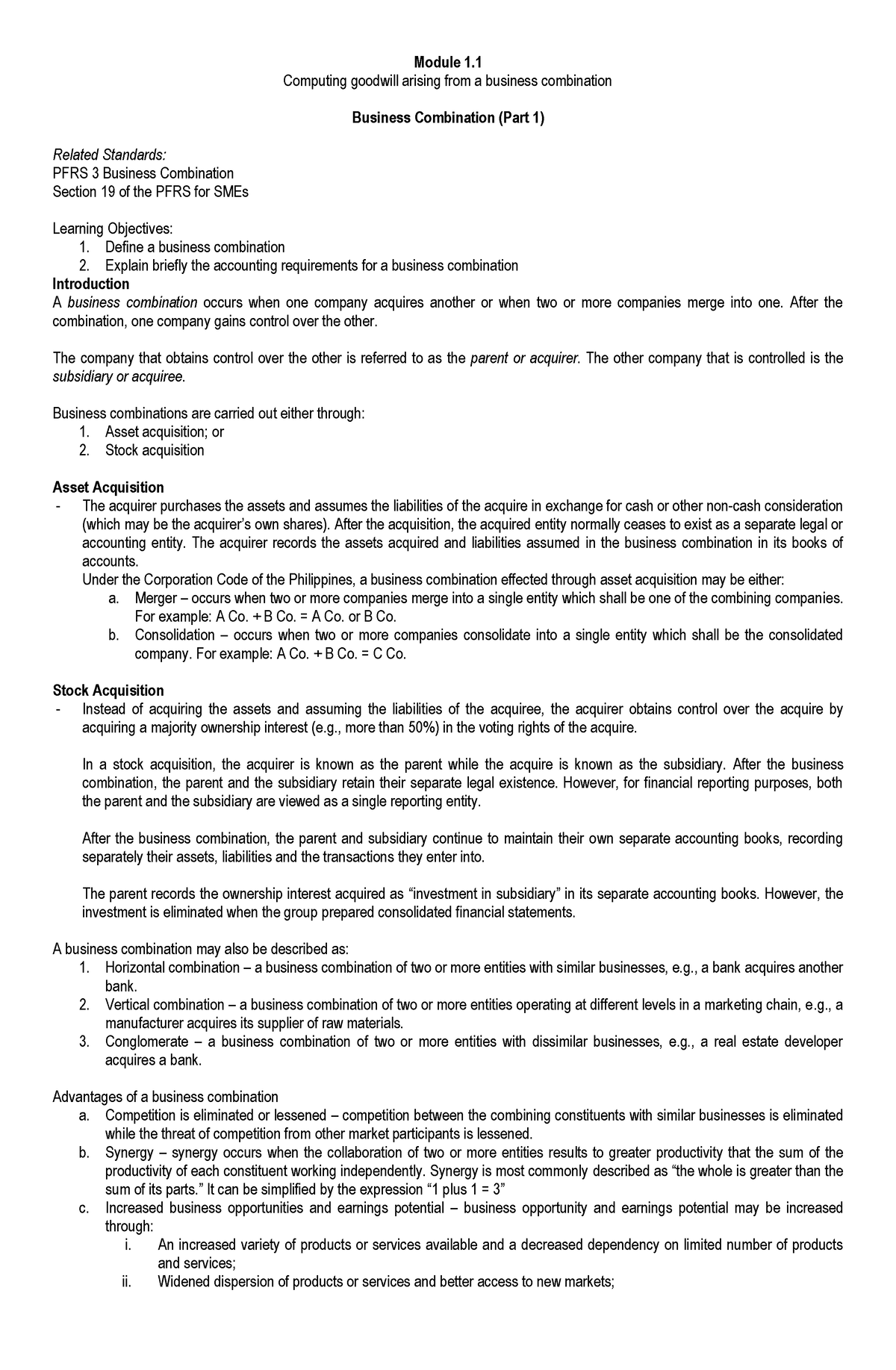 Chapter-1-business-combination-part-1 compress - Module 1. Computing ...