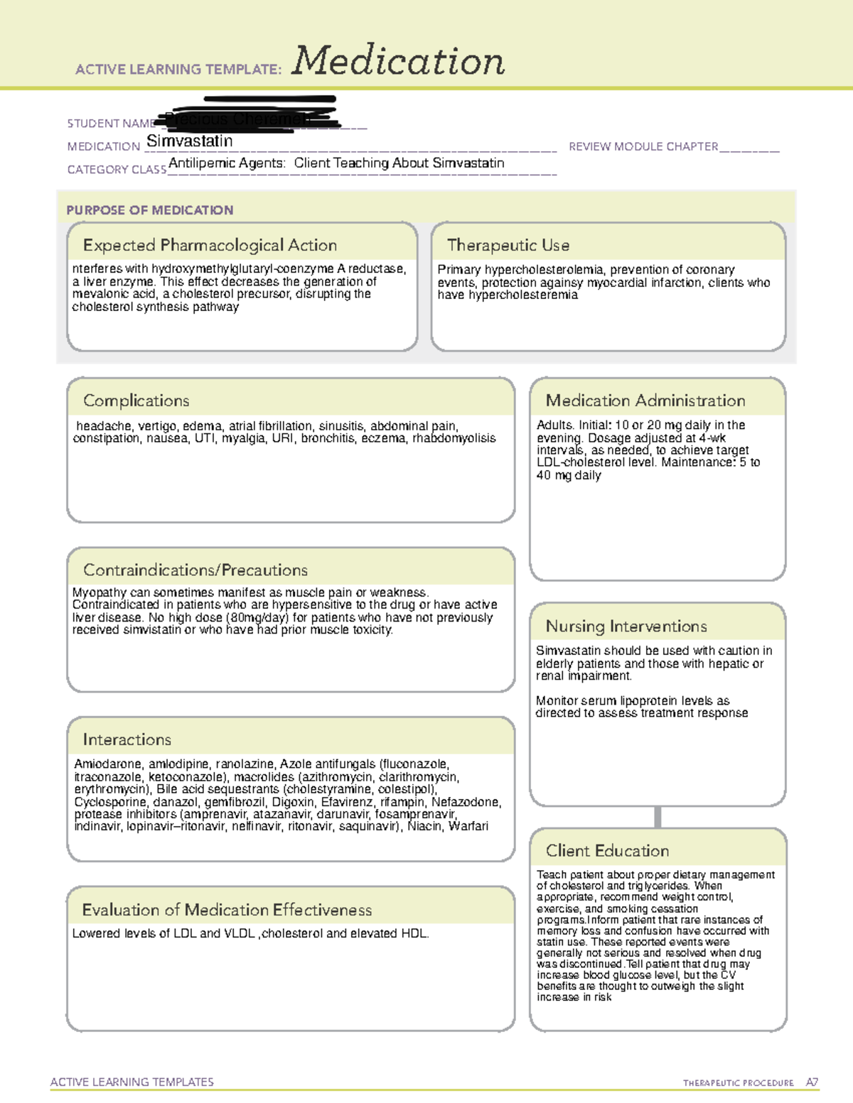 Ati Remediation - ACTIVE LEARNING TEMPLATES THERAPEUTIC PROCEDURE A ...