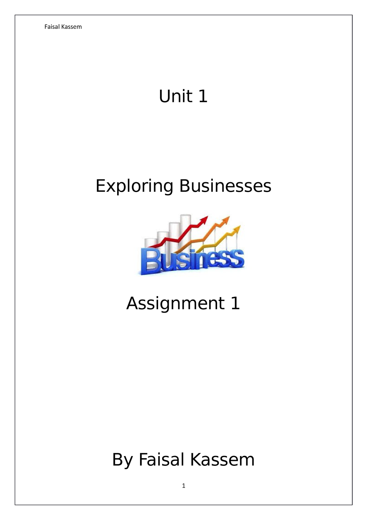 unit 1 assignment 1 business level 3 apple