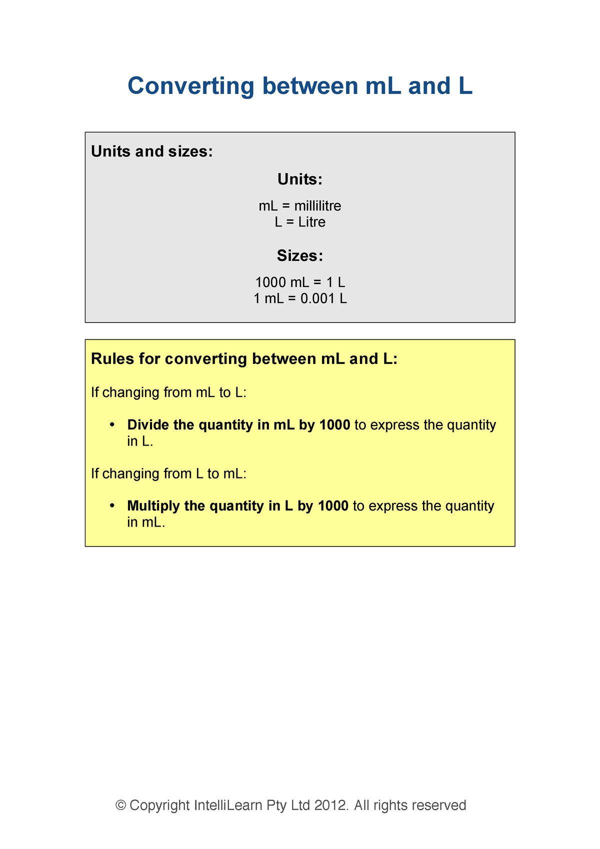 L And M L Conversion Template Fundamentals Of Nursing Care Victoria University Studocu