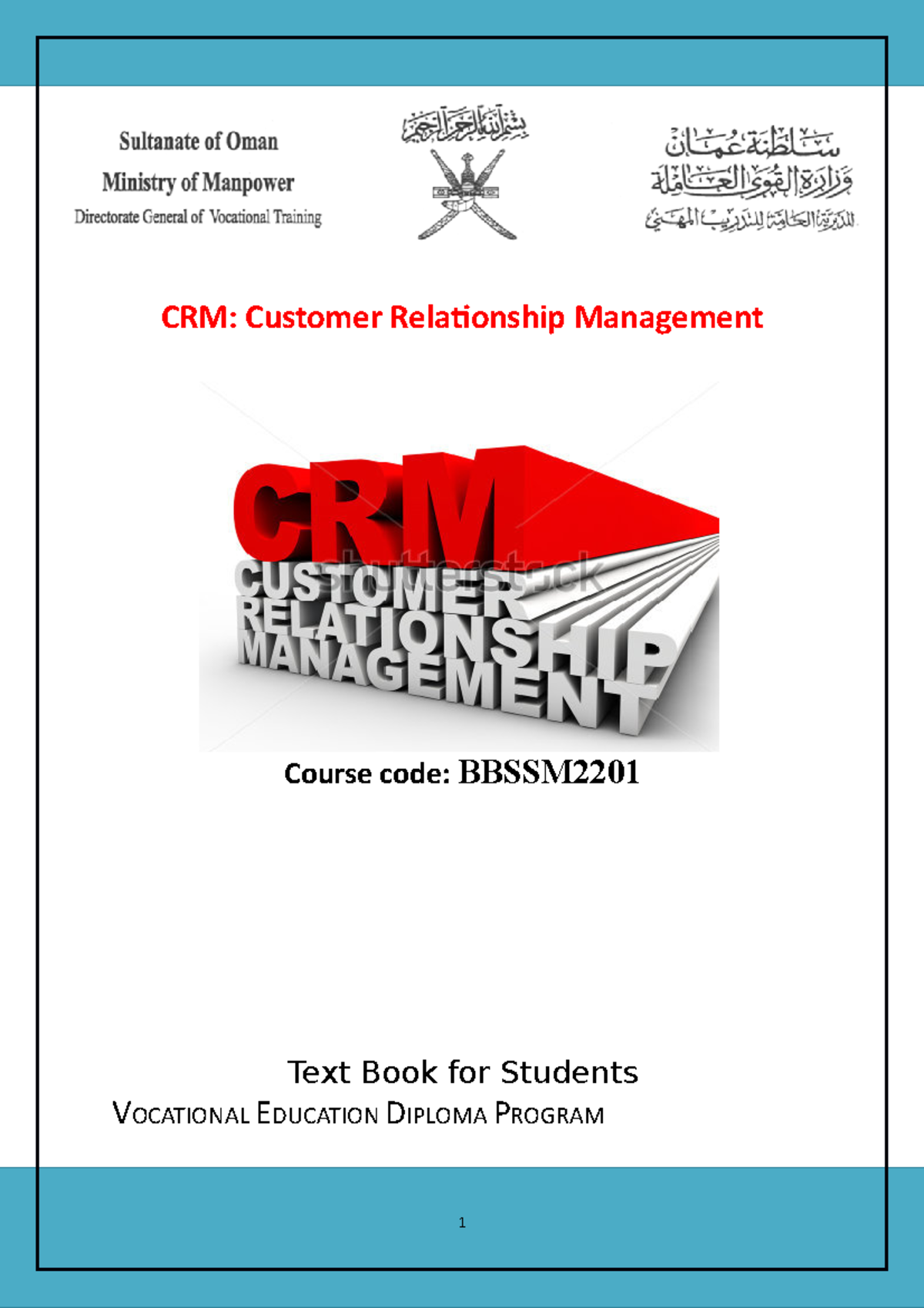 CRM-Book-Final version 2 - CRM: Customer Relationship Management Course ...
