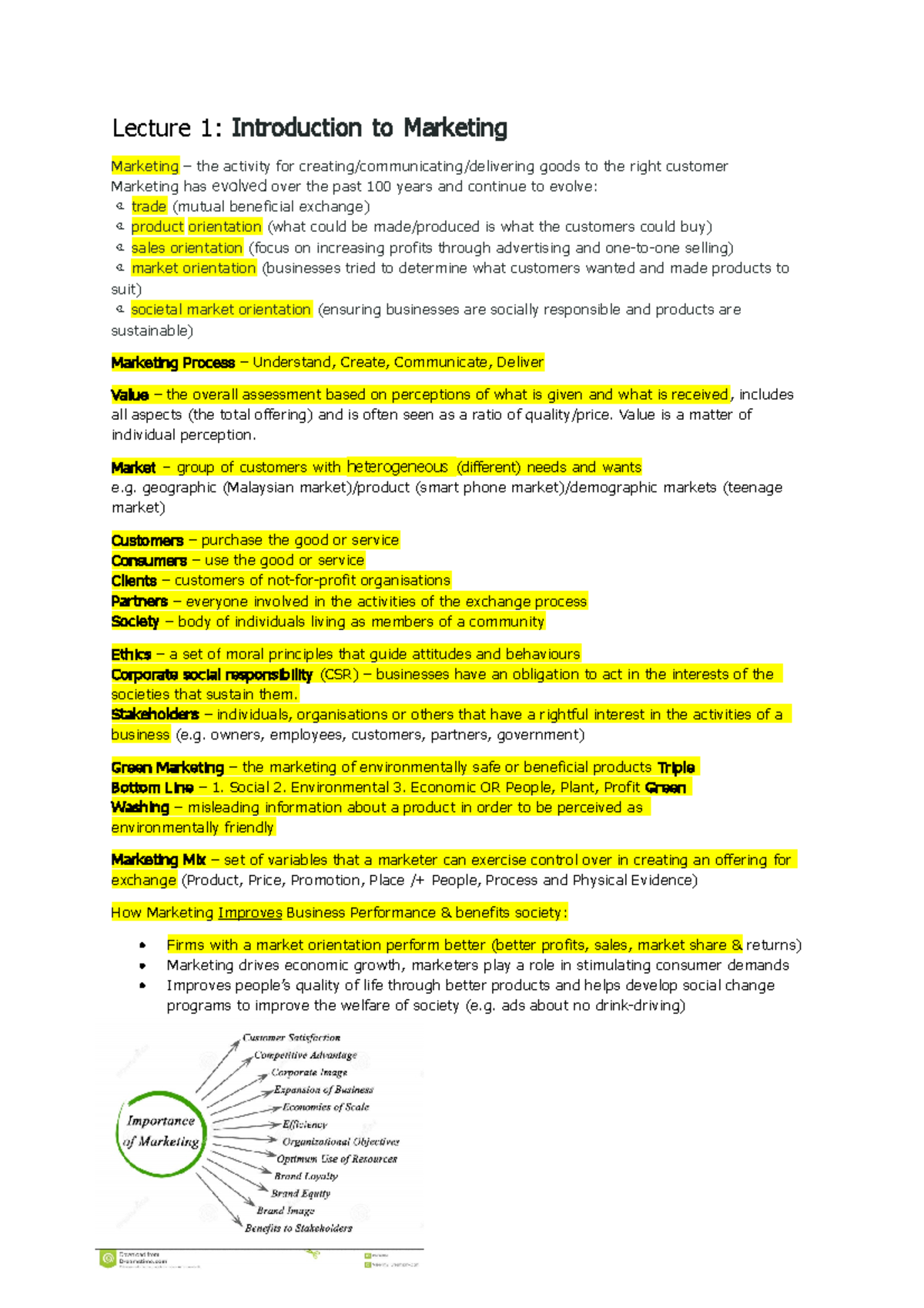 Week 1 - Lecture Notes 1 - BUSS1001 - USyd - Studocu