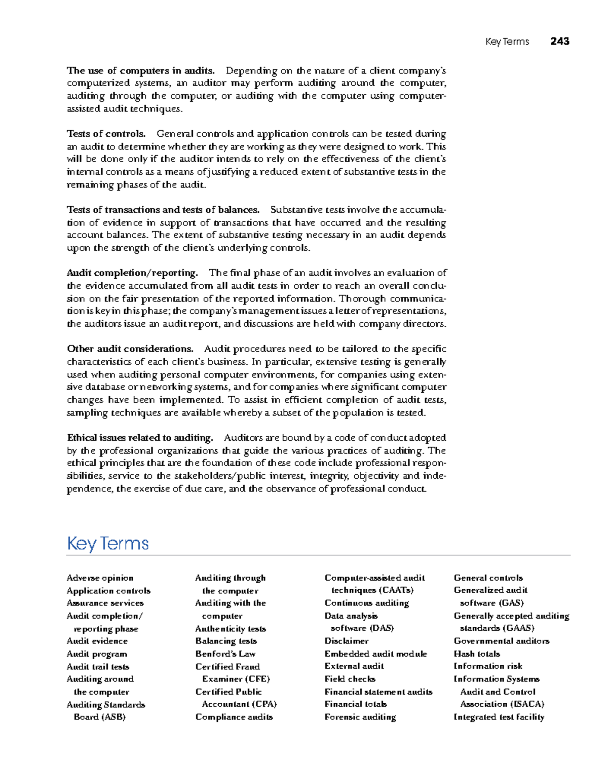 Alex pristin-47 - Alex pristin - Key Terms 243 The use of computers in ...