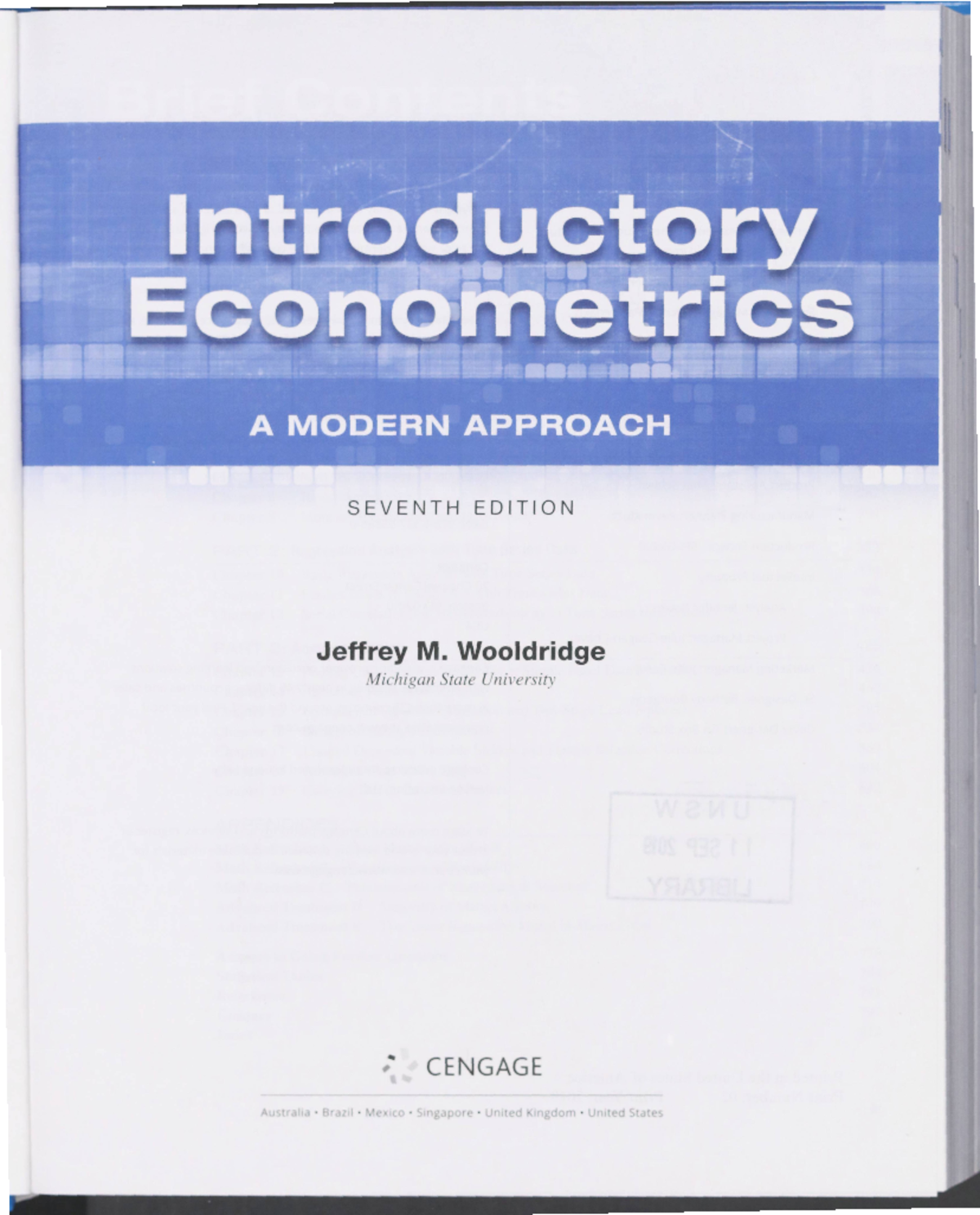 Textbook extract - SEVENTH EDITION Jeffrey M. Wooldridge Michigan /Cite ...