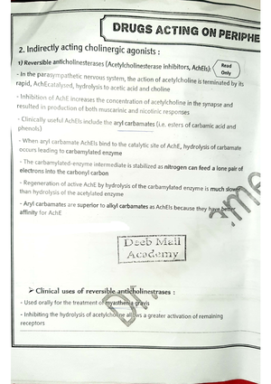 Lec. 3 Part 2 - Medicinal Chemistry - Studocu