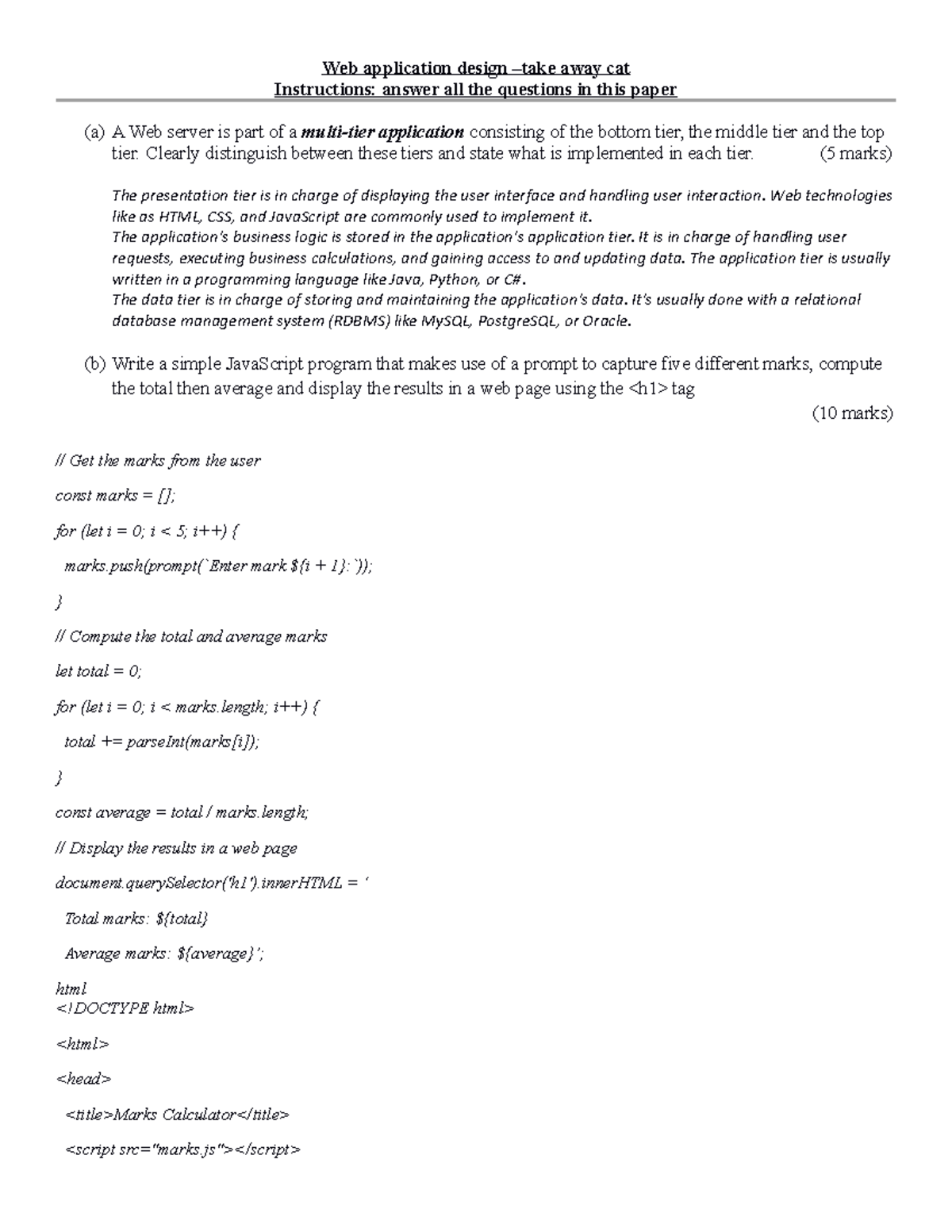WEB Architecture AND Design-TAKE AWAY CAT - Web application design ...
