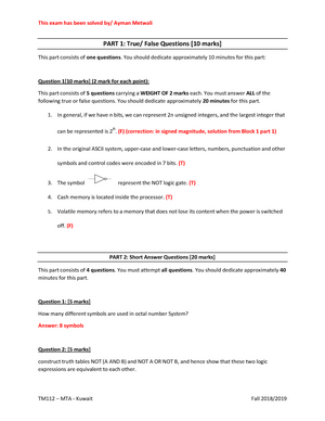 TM111 - TMA03 - This Is Good - Question 1 A. Frequency = 1/Period F = 1 ...