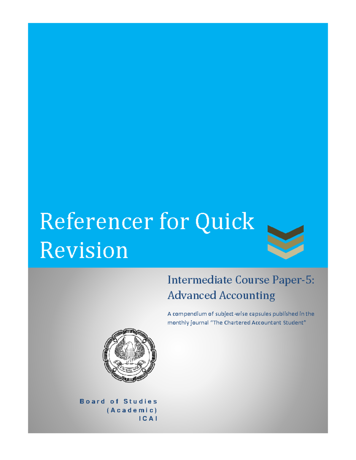 60360 bos49180 - ADVANCE ACC - Referencer for Quick Revision B o a r d ...