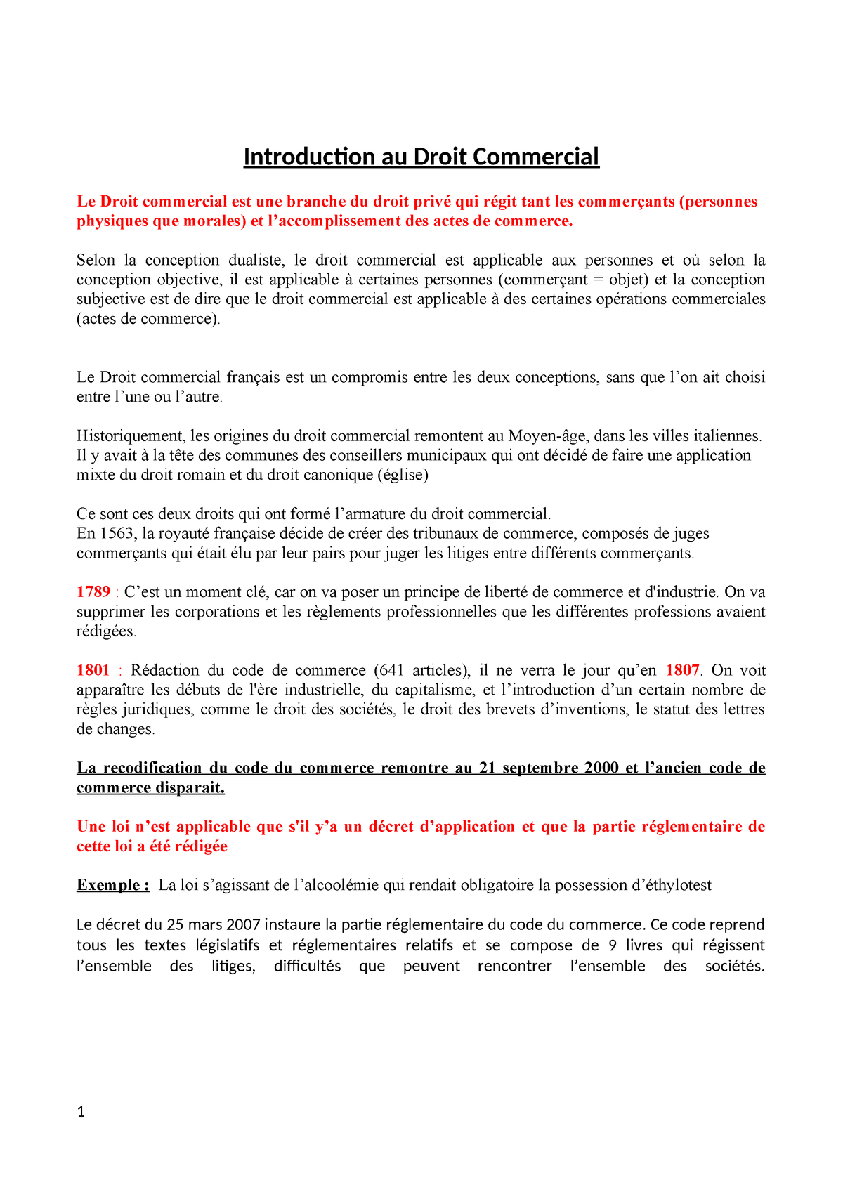 dissertation droit commercial pdf