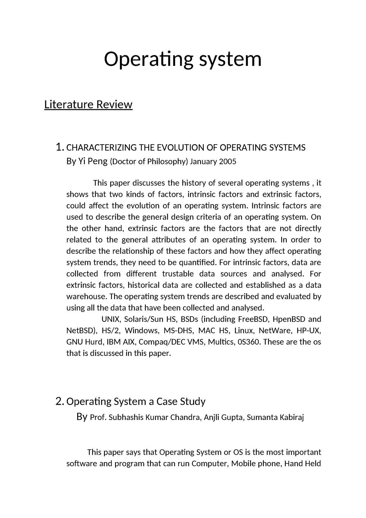 research papers on operating systems