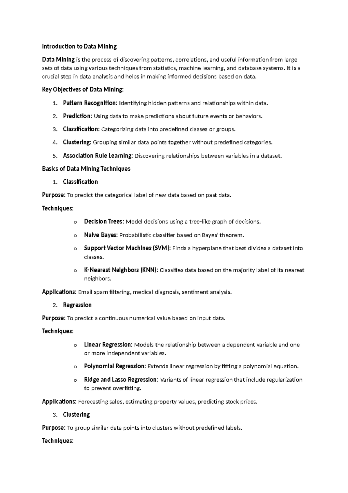 Introduction to Data Mining - It is a crucial step in data analysis and ...