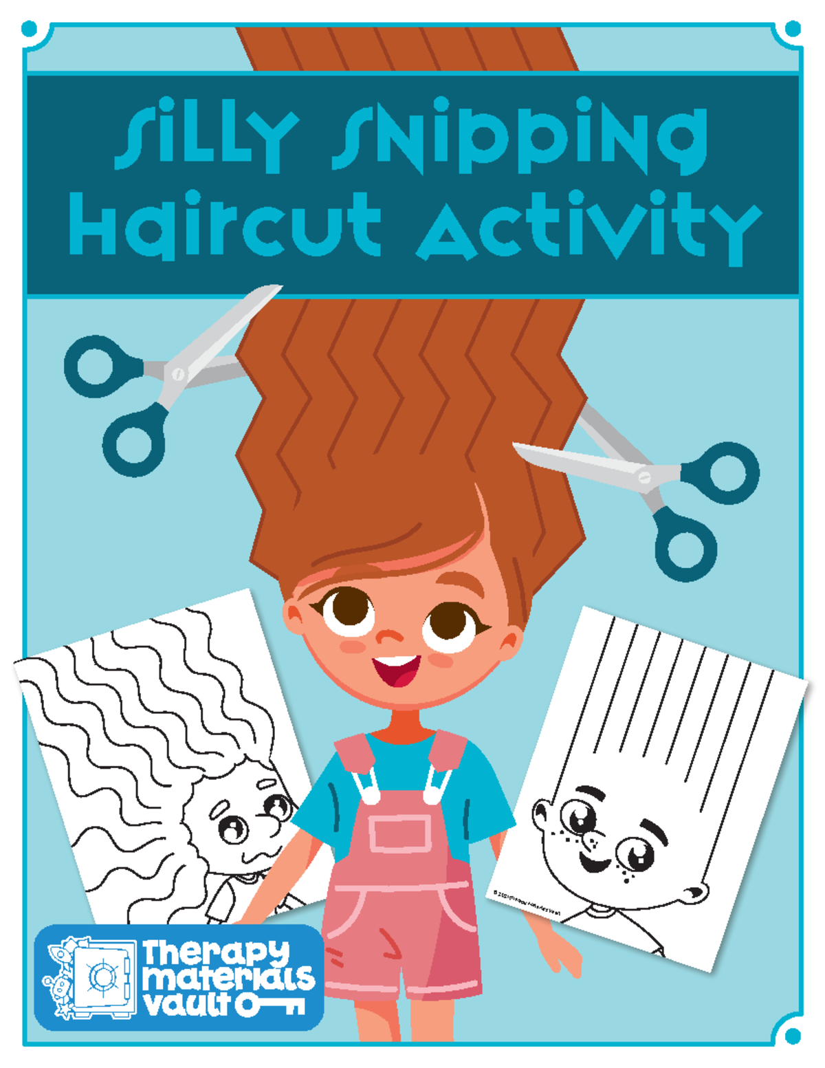 Silly Snipping Haircut Activity ejo9x5 - Silly Snipping Haircut ...