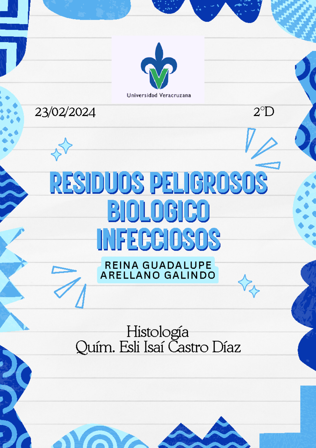 Infografía RPBI - Histología - RESIDUOS PELIGROSOSRESIDUOS PELIGROSOS ...