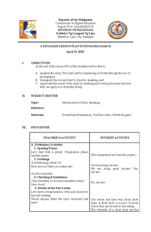 DLP Practice Teaching Coordinating conjunctions 5th demo - Education ...