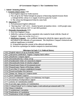 Chapter 01 Notes - The Study Of American Government - Chapter 1: The ...