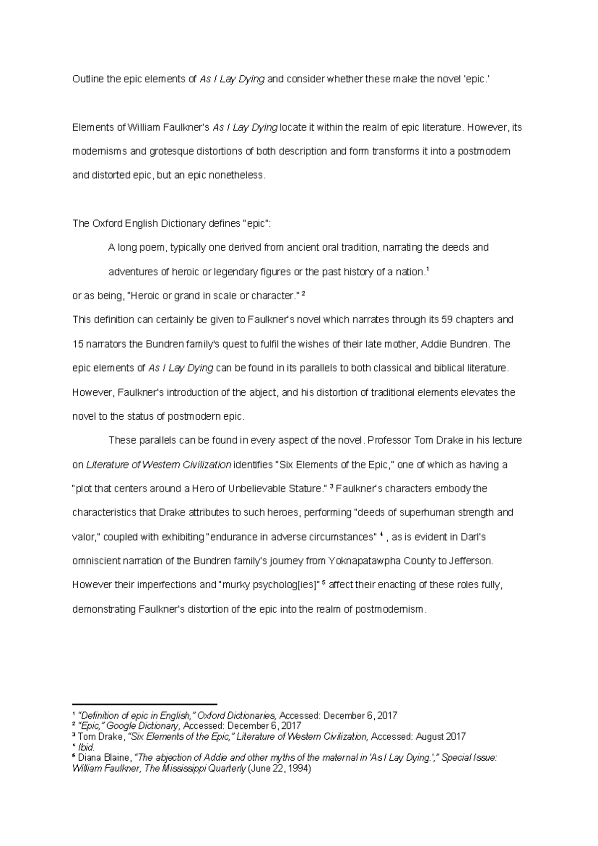 As I Lay Dying Studocu