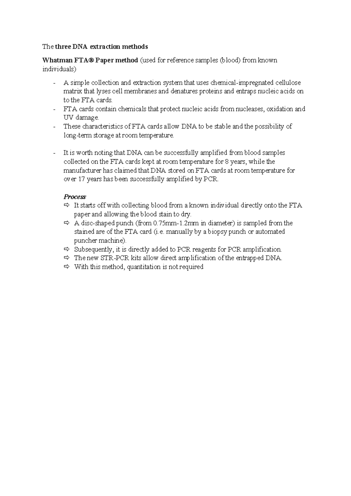 The three DNA extraction methods - The three DNA extraction methods ...