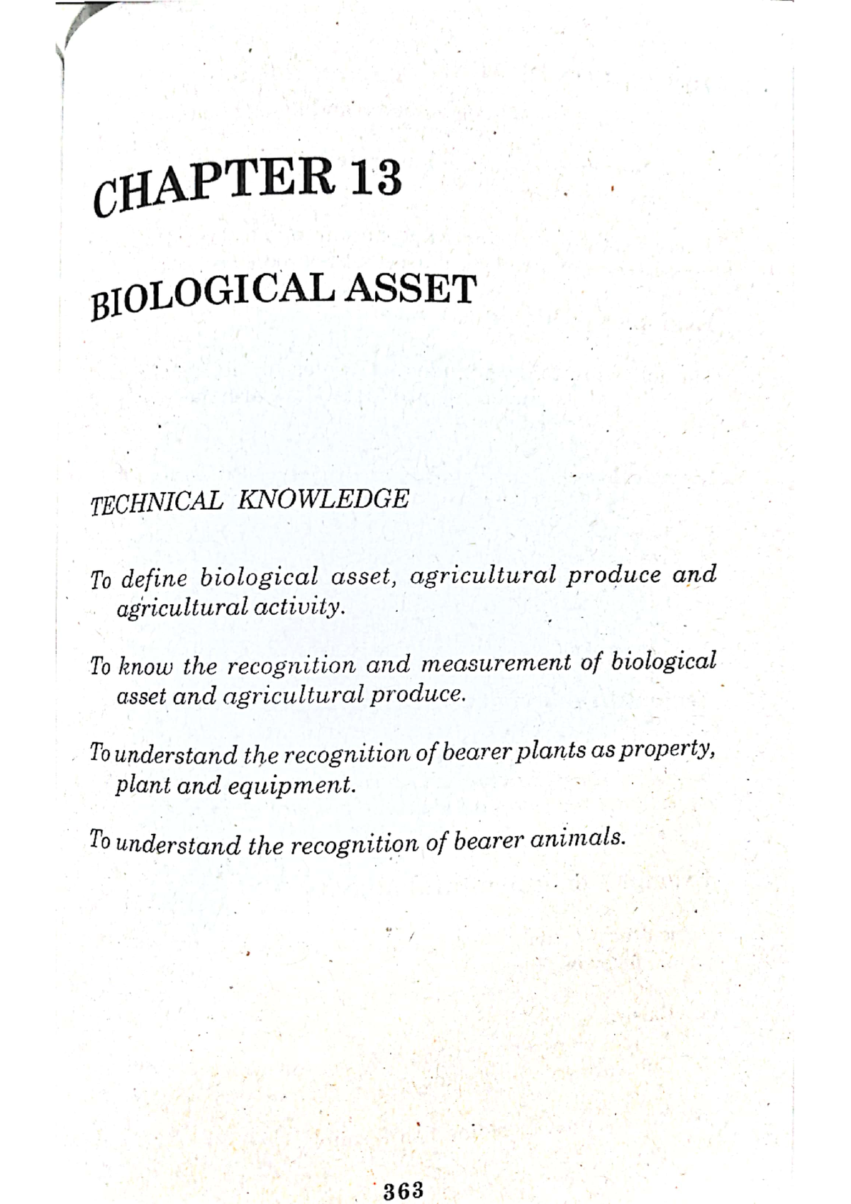 Chapter 13 Biological Asset - Bachelors Of Science Major In Accountancy ...