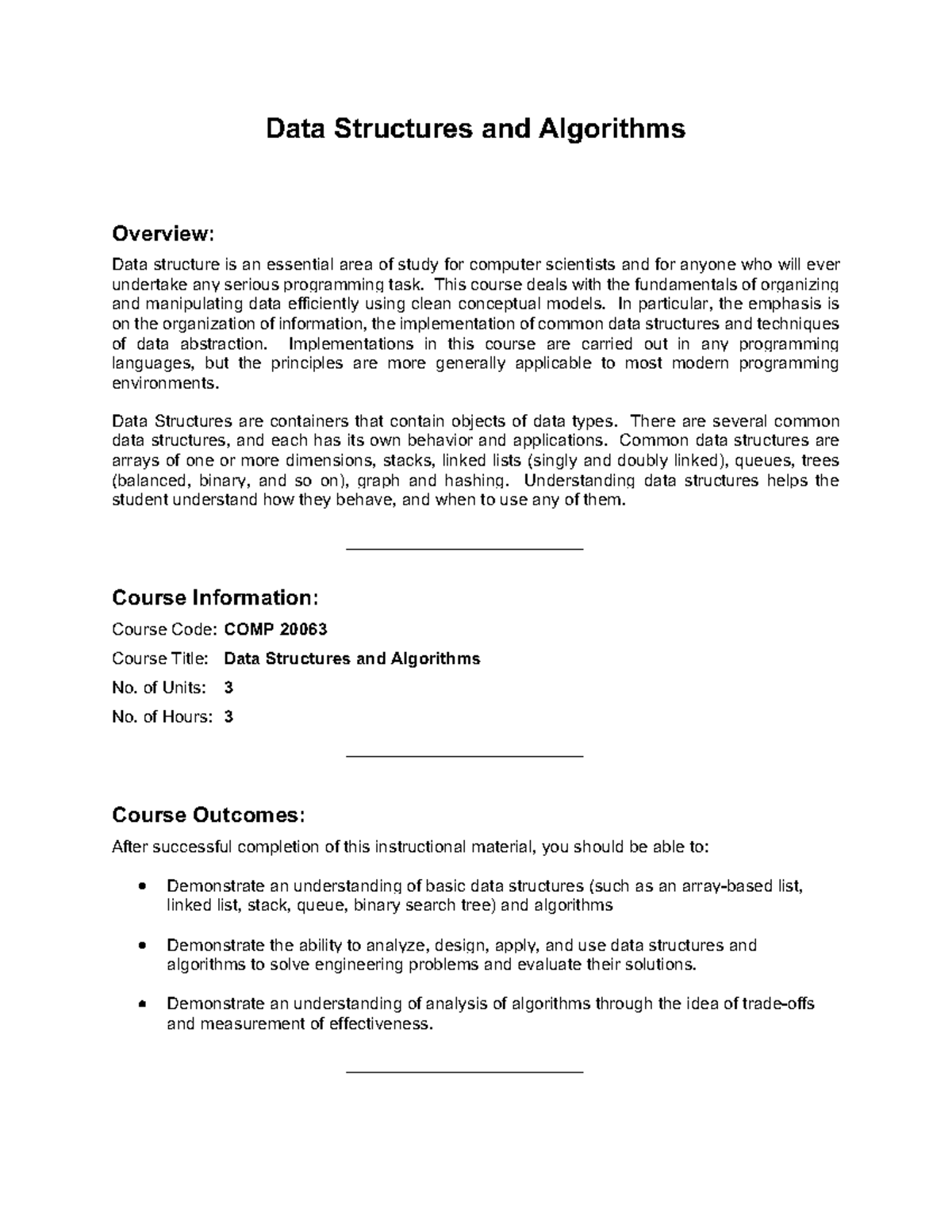 Data Structures And Algorithms - Data Structures And Algorithms ...