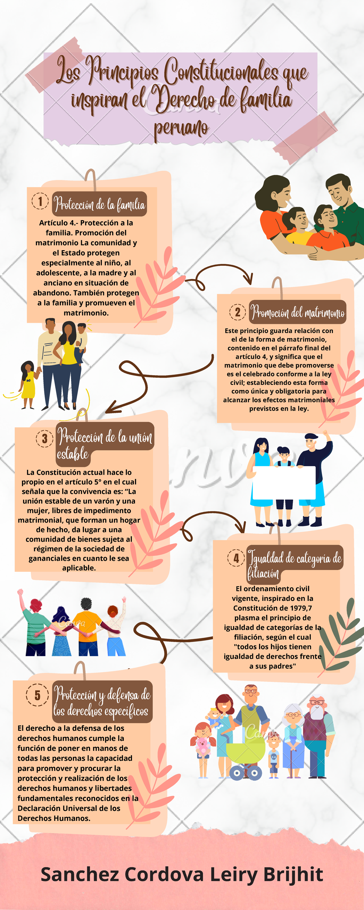 Infografia De Derechos De Familia - Los Principios Constitucionales ...