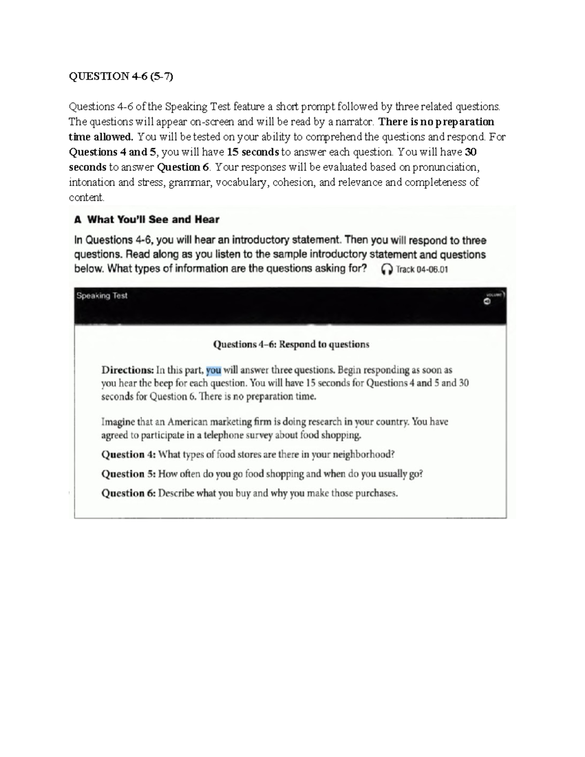 Question57 Toeic test QUESTION 46 (57) Questions 46 of the