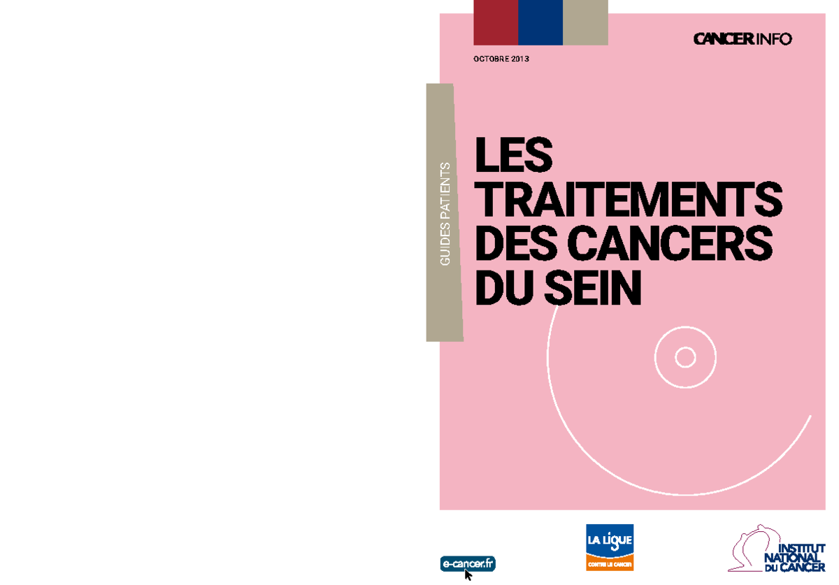 Guide Les traitements du cancer du sein MAJ 042022 Corps Connecté Et