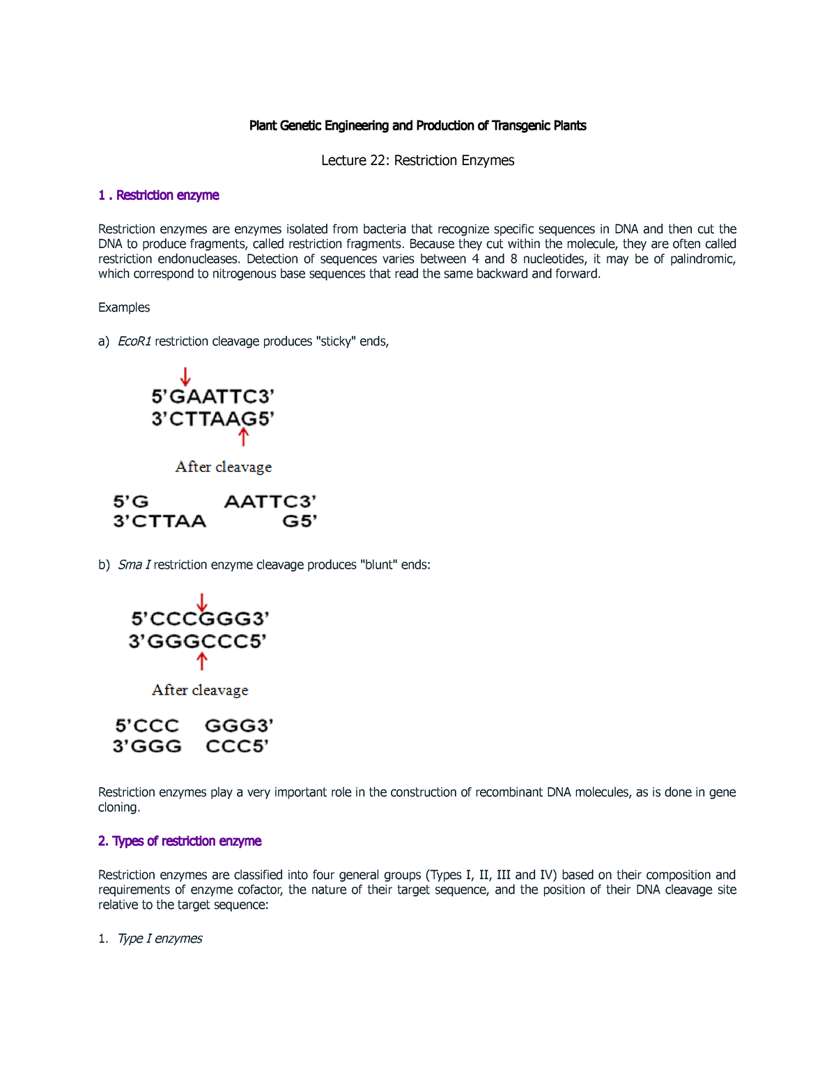 Lecture 22 Restriction Enzymes Plant Genetic Engineering And   Thumb 1200 1553 