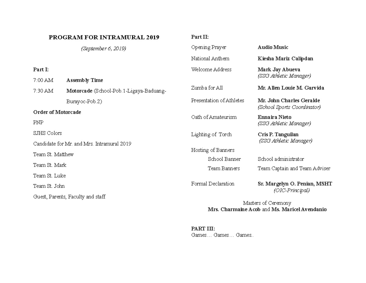 program-for-intramural-2019-program-for-intramural-2019-september-6
