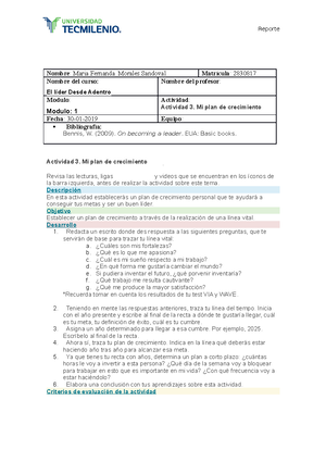 Actividad 3 Desmintiendo los mitos del liderazgo - El líder desde ...