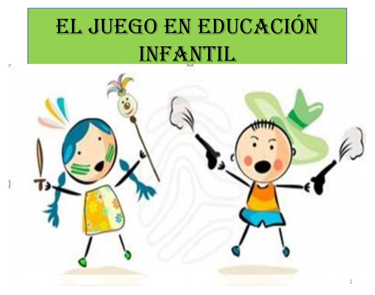 El Juego En Educacion Infantil - EL JUEGO EN EDUCACIÓN INFANTIL INDICE ...