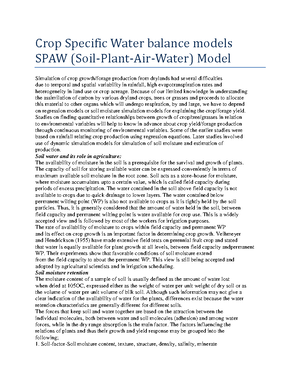 Fundamentals of Dssat Model - Fundamentals of DSSAT Model Crop modeling ...