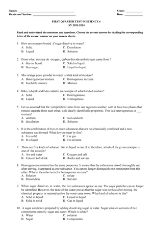 Document - Assignment - Mapeh 10 - Studocu