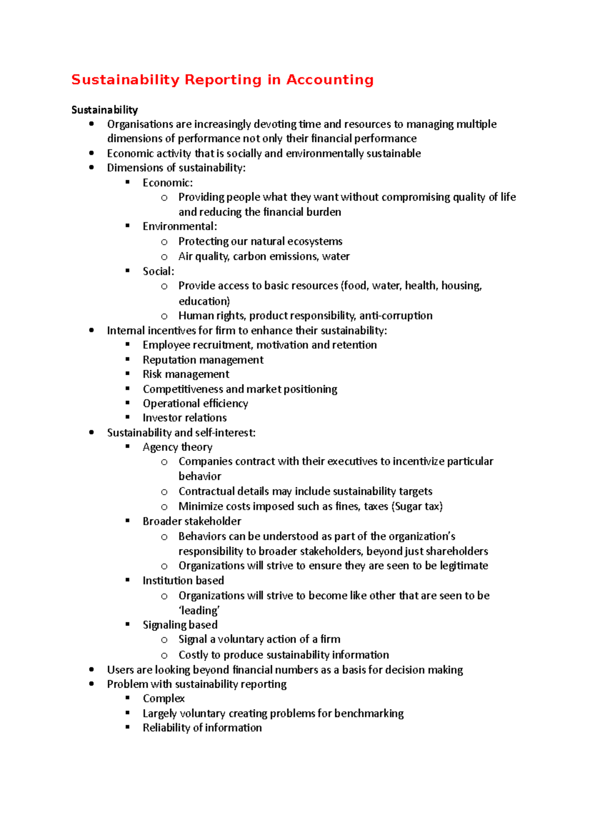 Sustainability Reporting In Accounting - Sustainability Reporting In ...