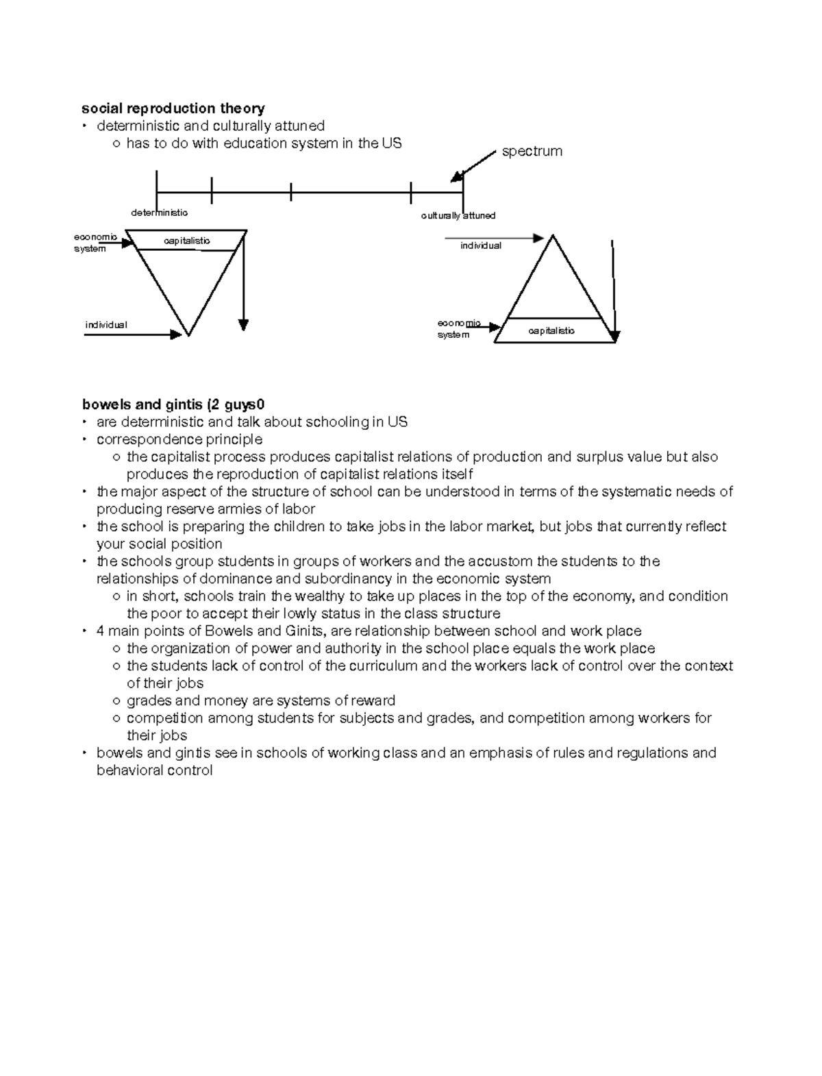 Social problems 3-13 X - social reproduction theory deterministic and ...
