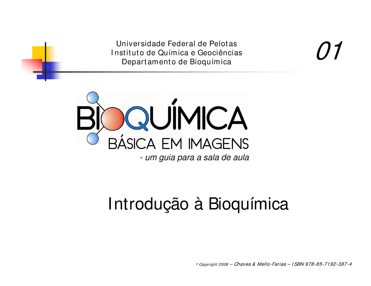 01 Introdução A Bioquimica PDF - 01 Univer Sidade Feder Al De Pelot As ...