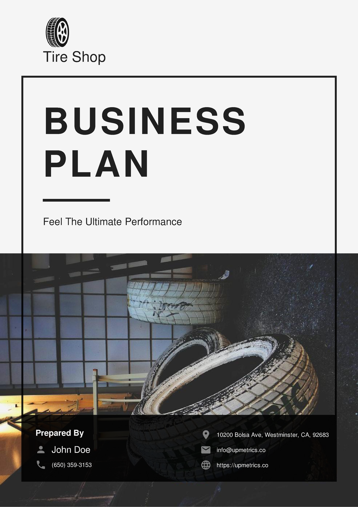 business plan for a used tire shop