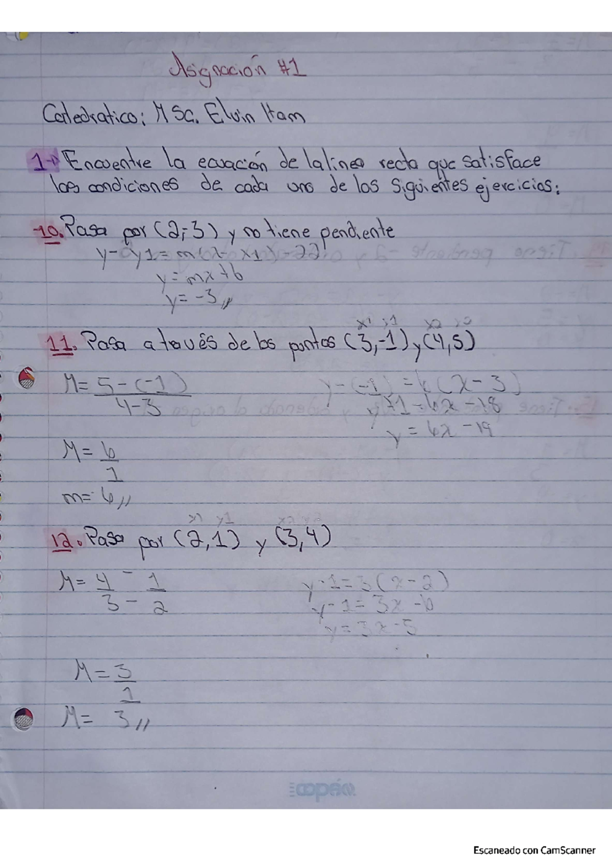 Asignación #1 Precalculo - Precalculo, Matemática - Studocu