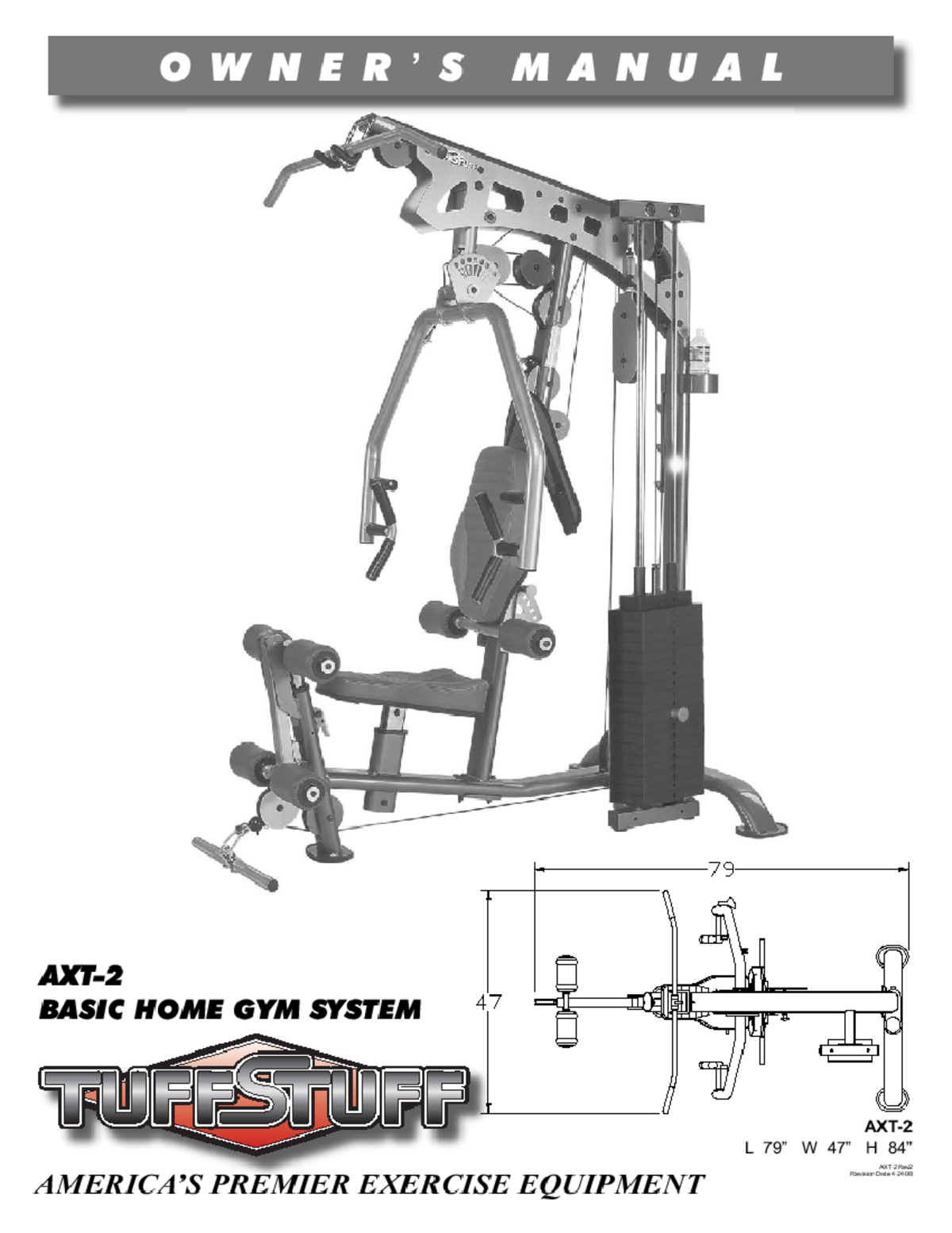 Tuff Stuff AXT 2 Owner s Manual KIN 2303 Studocu