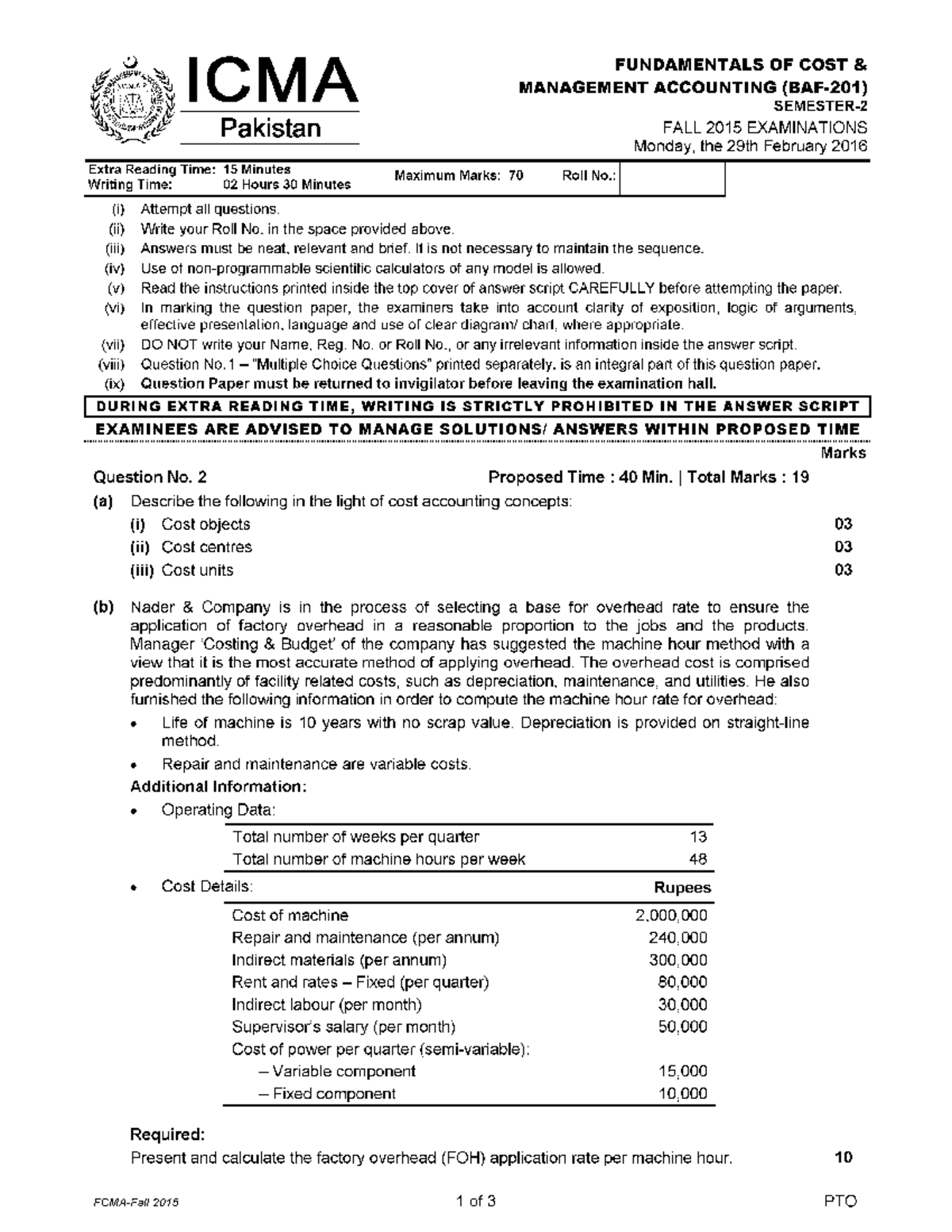 09Fall 2015FCMA Exercises Financial Accounting Studocu
