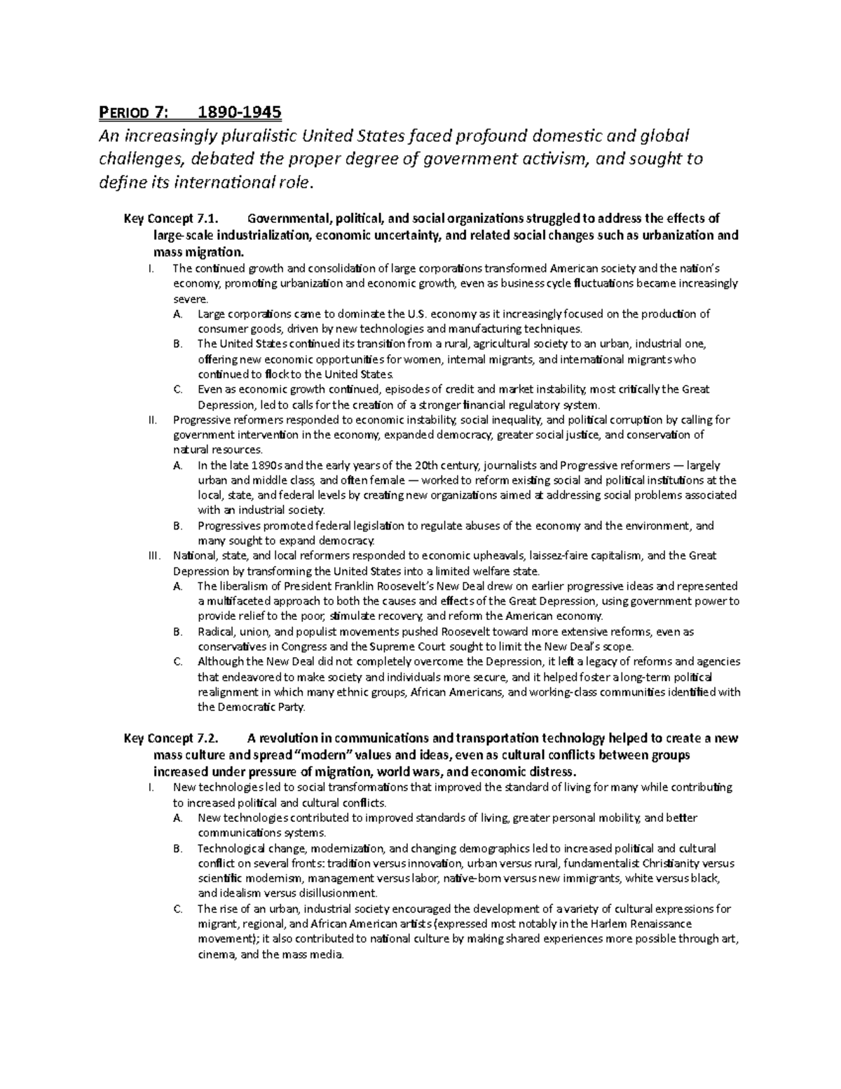 Deperiod 7 Apush Albert Review - ndwhr15