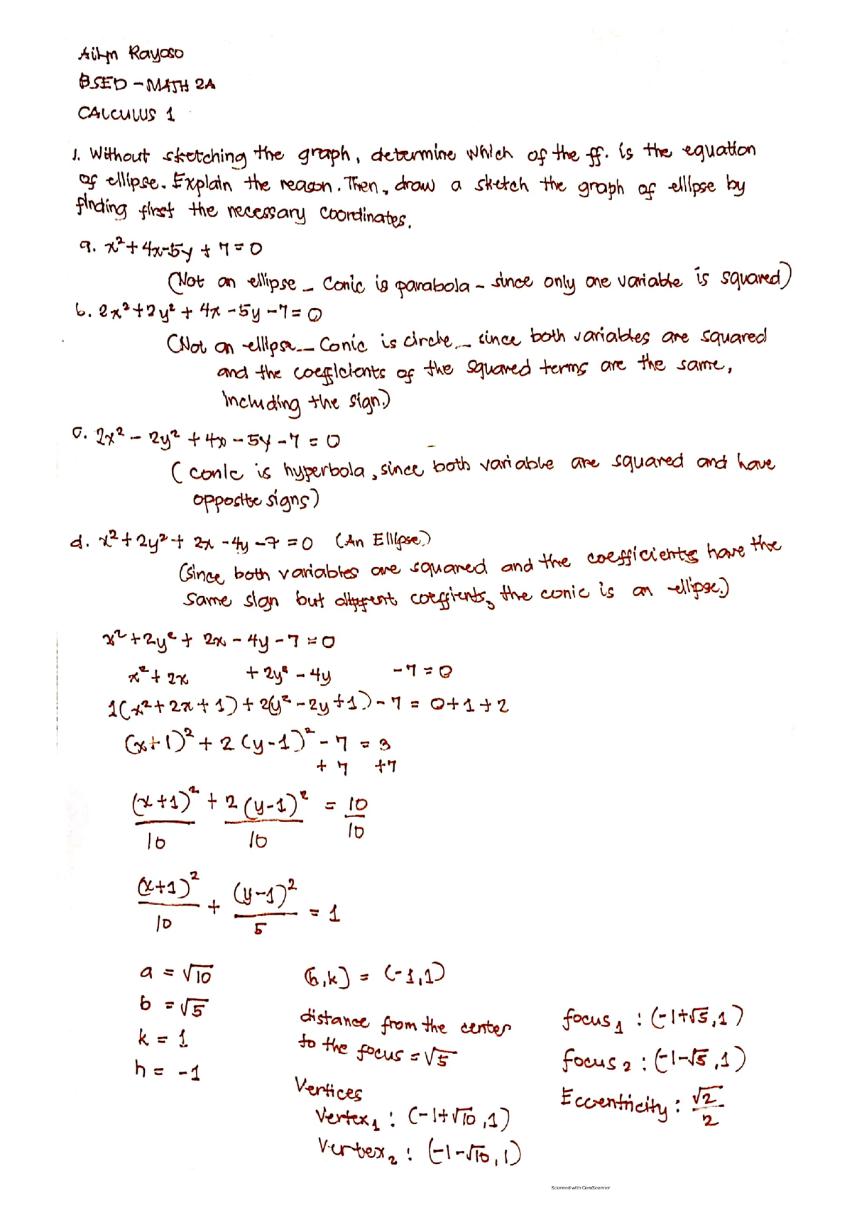 Calculus 1 Final Major Output - Differential & Integral Calculus - Studocu