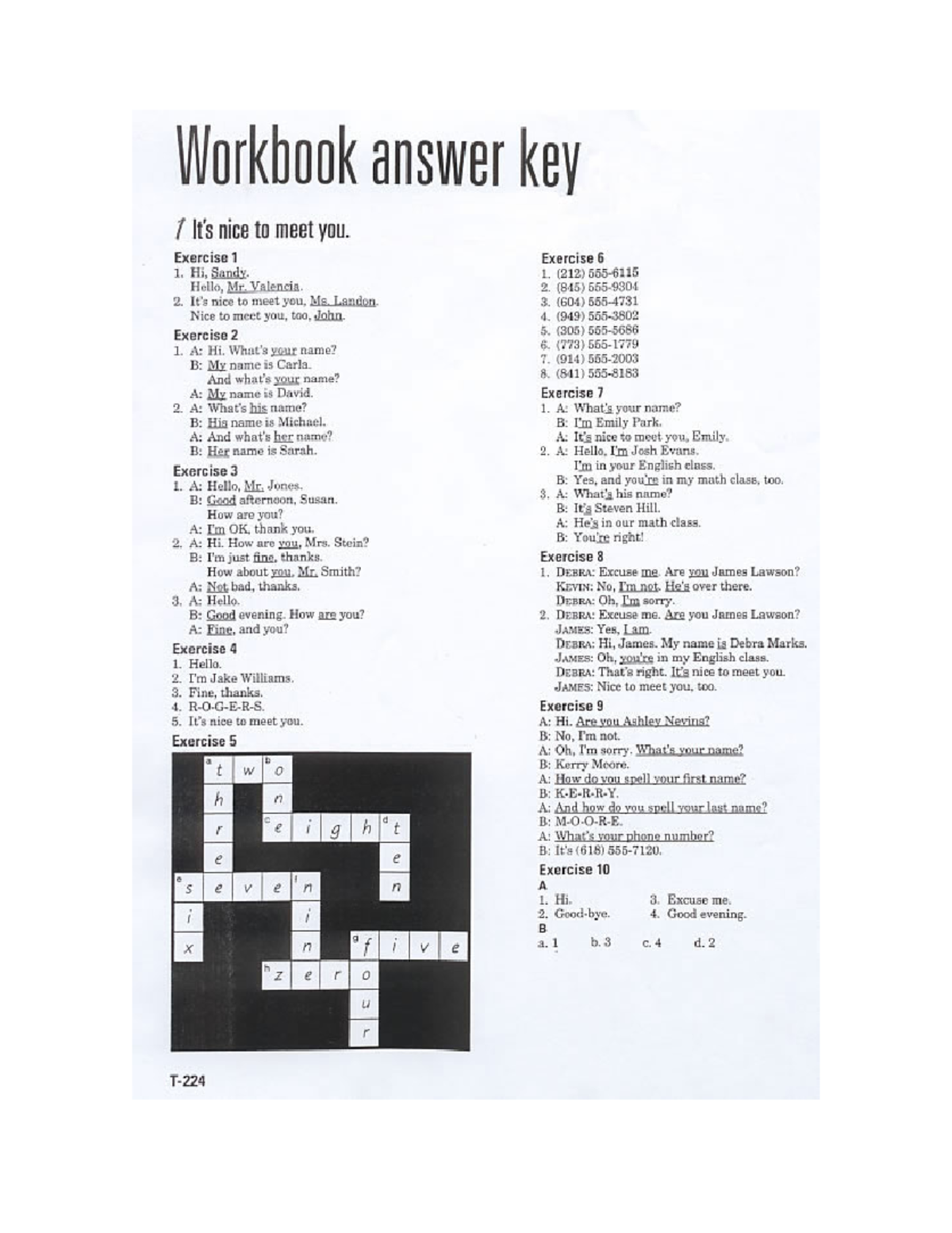 Dokumen.tips New-interchange-intro-a-workbook-answer-key 2 - Inglés ...