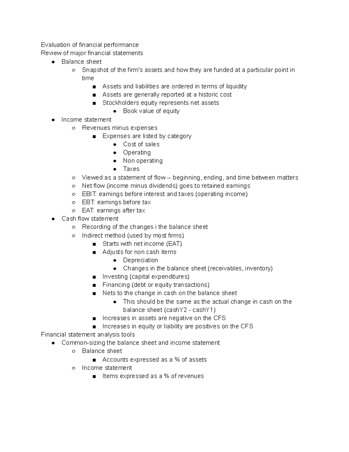 Chapter 3 - NOTES!-Lockhart - Evaluation of financial performance ...