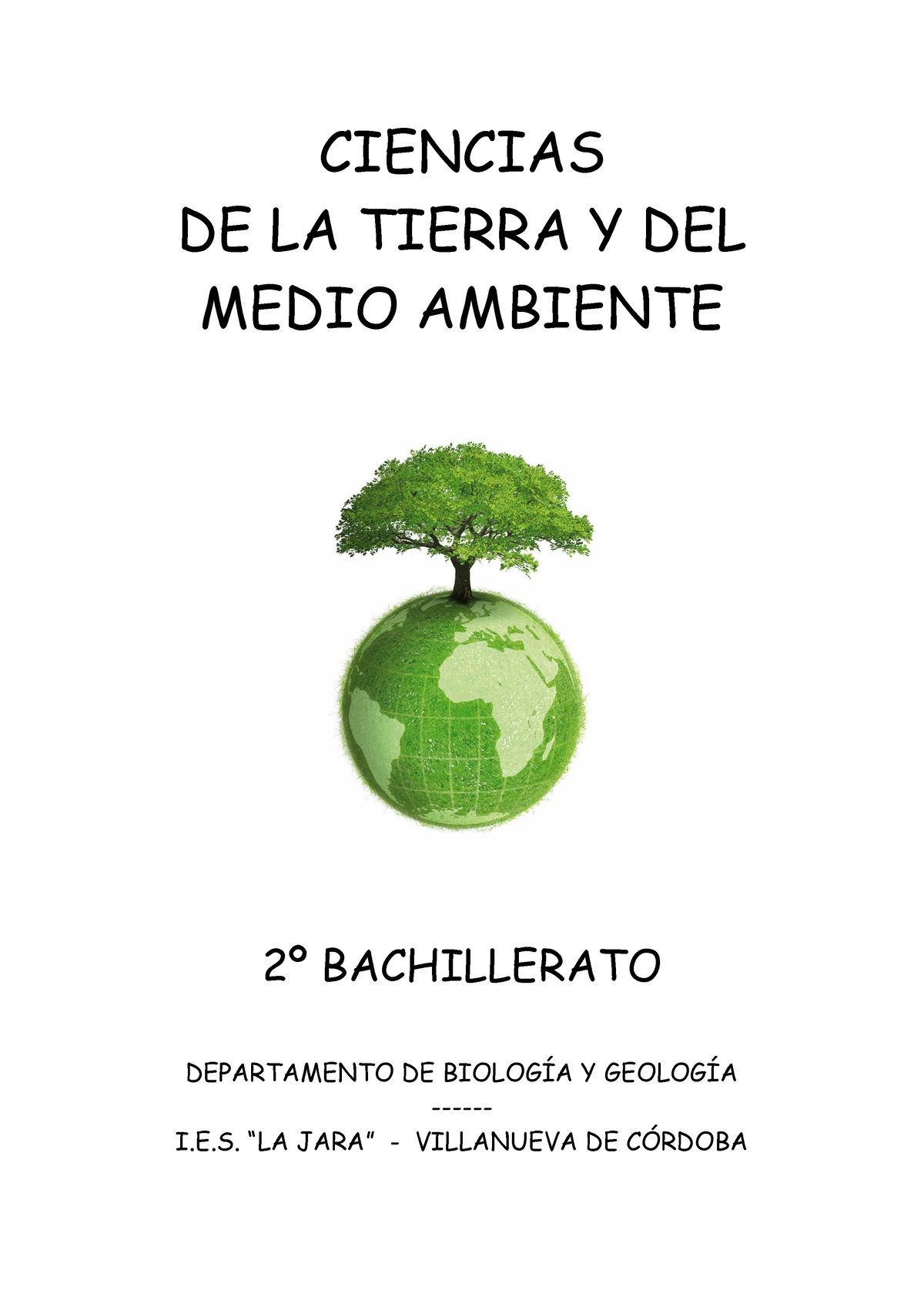 Tema 1 - La Tierra Y El Medio Ambiente - CIENCIAS DE LA TIERRA Y DEL ...