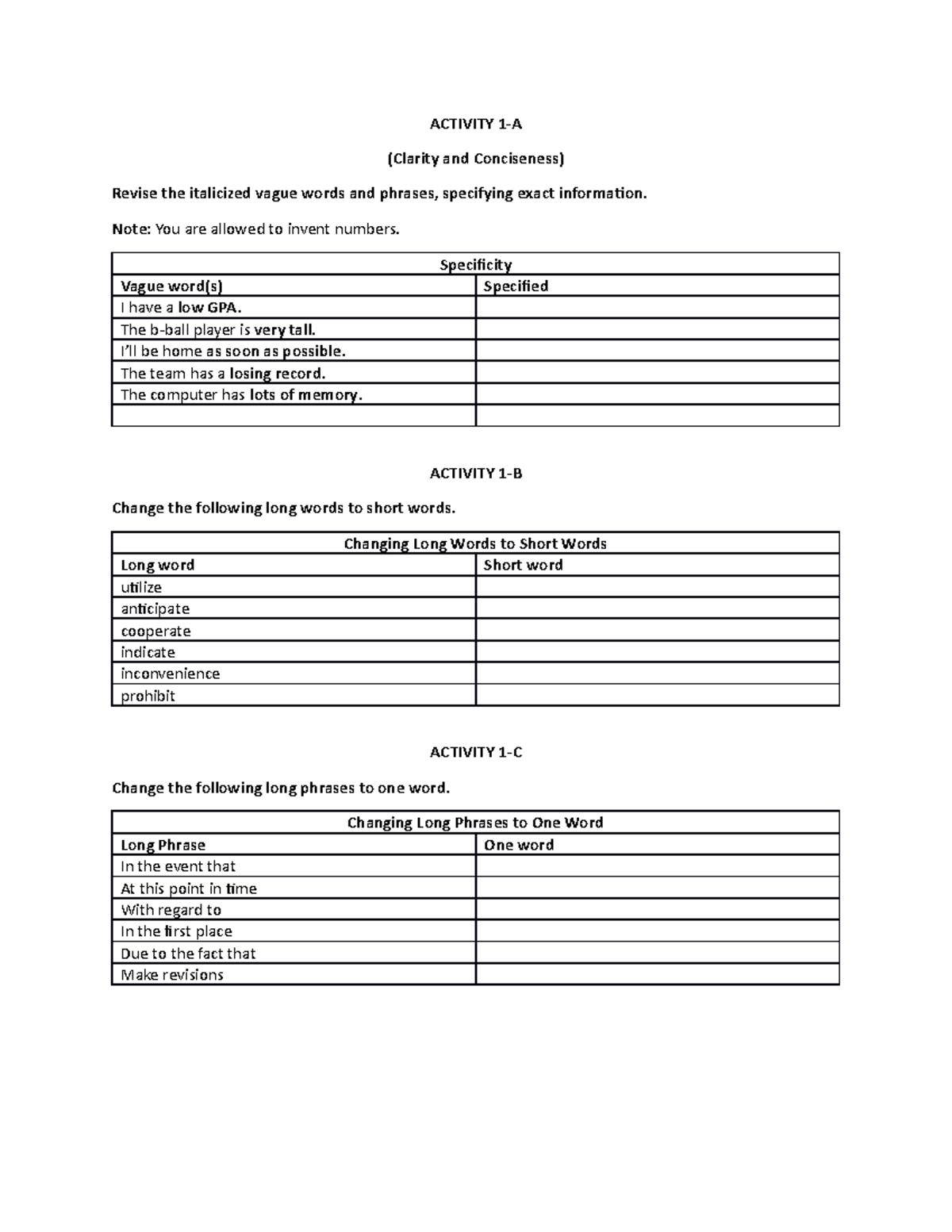 activity-1-five-traits-of-technical-writing-activity-1-a-clarity