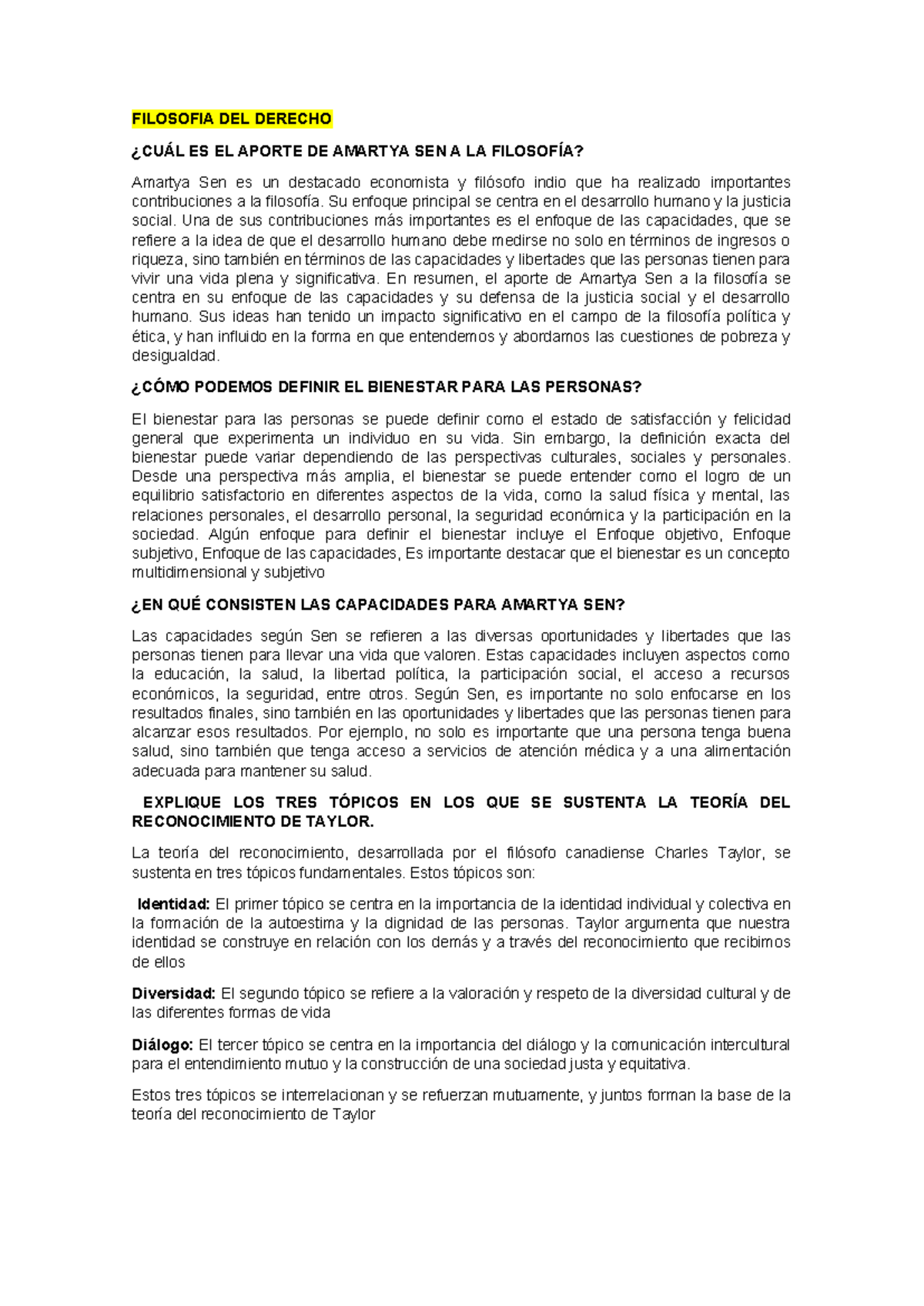 Filosofia DEL Derecho examen final - FILOSOFIA DEL DERECHO ¿CUÁL ES EL ...