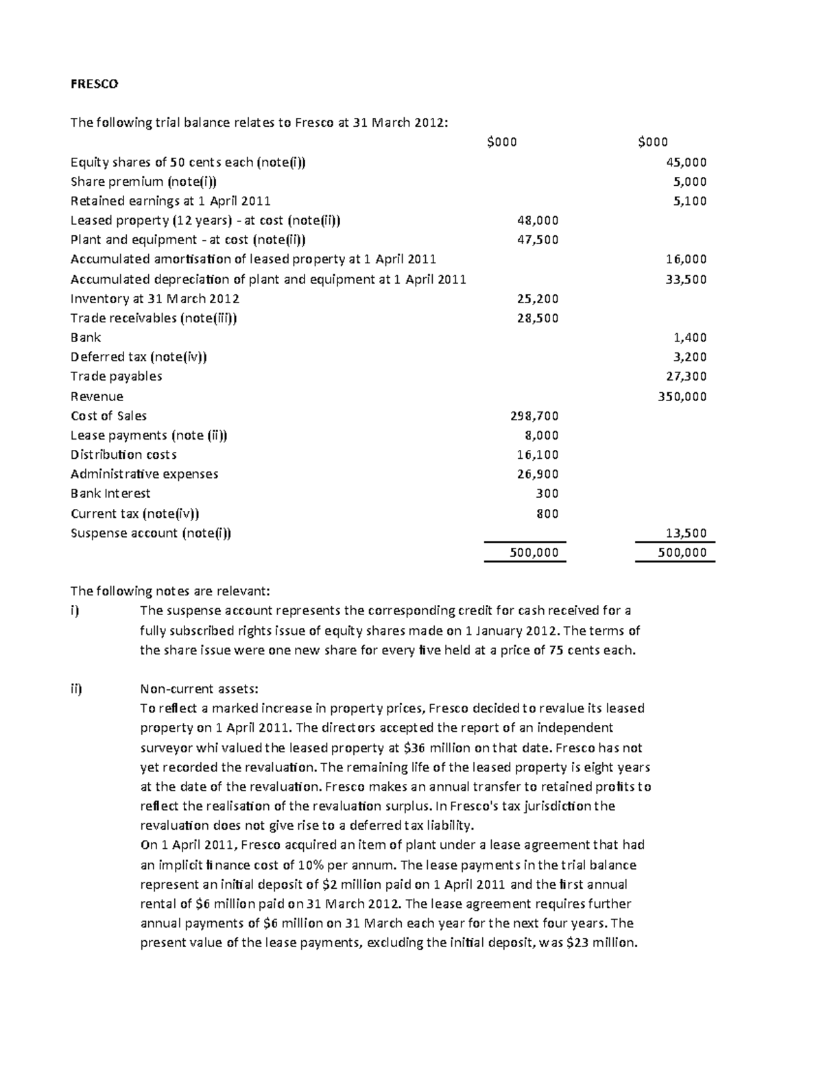 3. Fresco For Financial Reporting Consolidation - Fresco The Following 