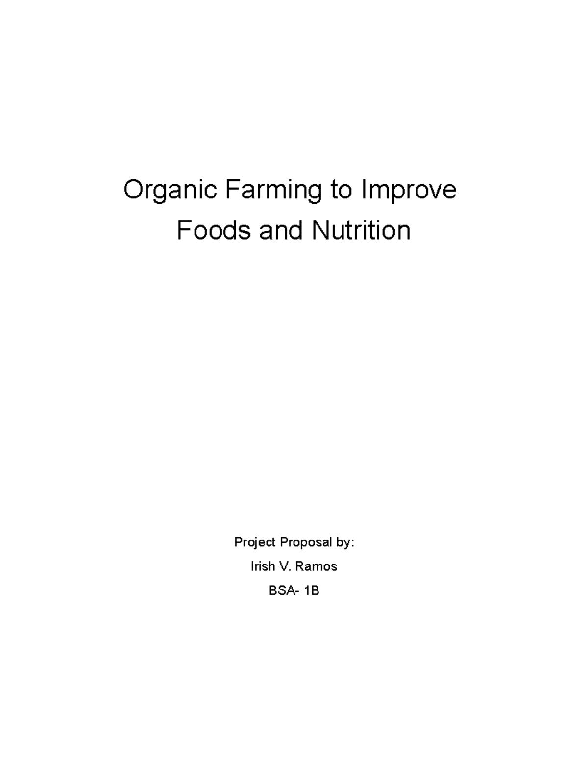 Organic Farming Research - Organic Farming to Improve Foods and ...