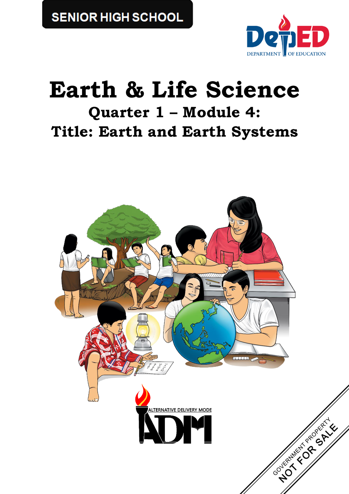 ADMModule Grade 11 Quarter 1(S1112ES-Ia-e-4) - Earth & Life Science ...